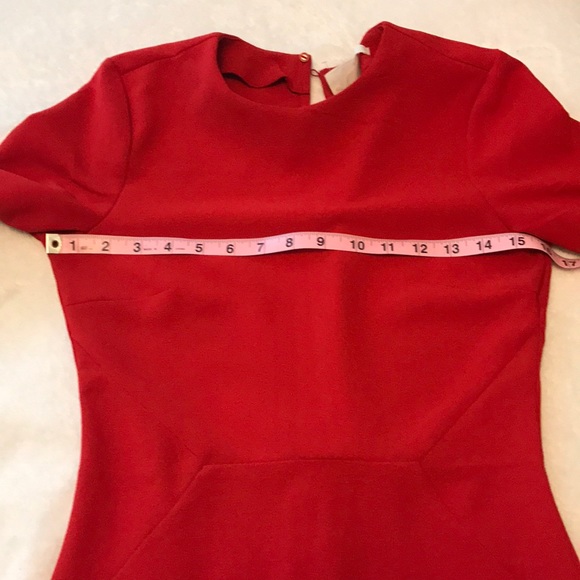 NWOT H&M Red Dress Size 6 - Picture 4 of 8